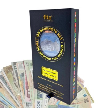 100 different banknotes set