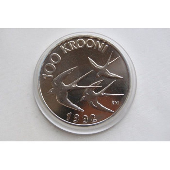 Estonia 1992 Monetary Reform 100 kroon