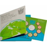 San Marino 2008 Euro coins BU set with 5 euro silver coin