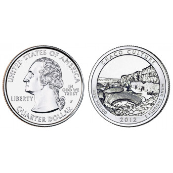 USA 2012 Quarter Chaco Culture Park  P