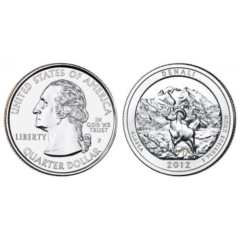 USA 2012 Quarter Denali P