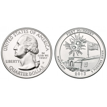 USA 2013 Quarter Fort McHenry P
