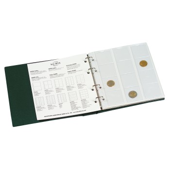 Leuchtturm ringbinder NUMIS classic design with NUMIS sheets Leuchtturm ringbinder NUMIS classic design with NUMIS sheets