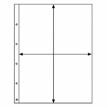 Leuchtturm plastic sheets KANZLEI album one pocket
