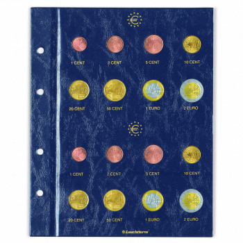 Leuchtturm sheets VISTA for two euro sets per sheet