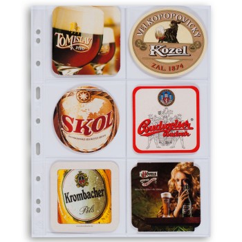 Leuchtturm coin sheets GRANDE 6 pockets 106x98 mm