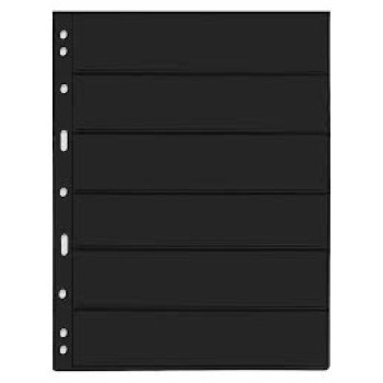 Leuchtturm sheets VARIO 5 way horizontal black division