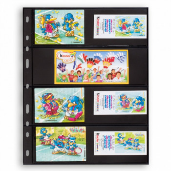 Leuchtturm sheets OPTIMA 4 way division black