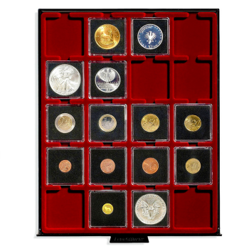 Leuchtturm square coin capsules QUADRUM (10mm.-41mm.)