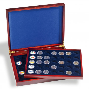 Leuchtturm flag chips suitable for 2 euro capsules