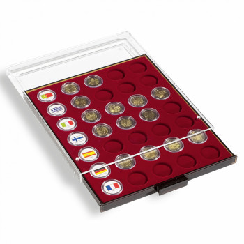 Leuchtturm flag chips suitable for 2 euro capsules