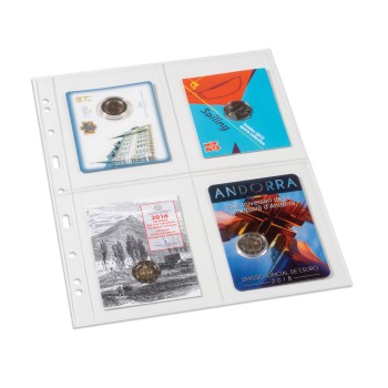 Leuchtturm coin sheets GRANDE four-way division