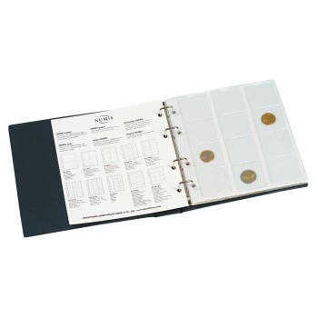 Leuchtturm ringbinder NUMIS classic design with NUMIS sheets Leuchtturm ringbinder NUMIS classic design with NUMIS sheets