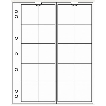 Leuchtturm coin sheets NUMIS for 34mm coins