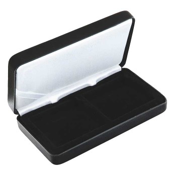 Leuchtturm NOBILE coin box for 2 QUADRUM 50x50mm. capsulas
