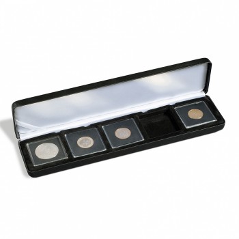 Leuchtturm NOBILE coin box for 5 QUADRUM 50x50mm. capsulas