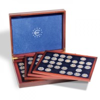 Leuchtturm pressentation case Volterra Quattro de Luxe for 140 2-euro coins in capsulas