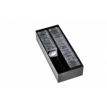 Leuchtturm LOGIK archive box for QUADRUM capsules and coin holders, BLACK
