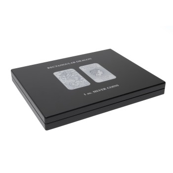 Leuchtturm pressentation case Volterra for 18 silver dragon rectangular coins