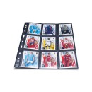 Leuchtturm coin sheets GRANDE 9 pockets black, for card 68x98 mm