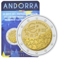 Andorra 2022 10 years of currency agreement between Andorra and the EU
