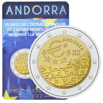Andorra 2022 10 years of currency agreement between Andorra and the EU