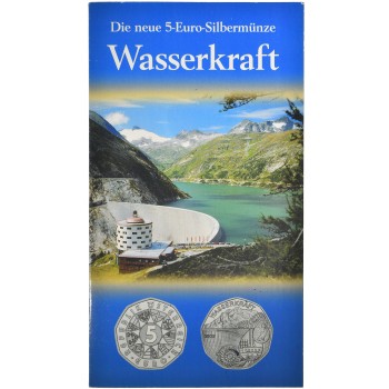 Austria 2003 5 euro Water power BU Austria 2003 5 euro Water power BU