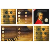 Austria 2003 Euro coins BU set