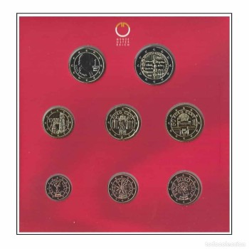 Austria 2005 Euro coins BU set