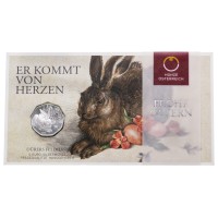 Austria 2016 5 euro Durer's Young Hare BU