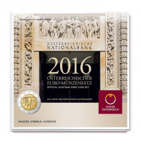 Austria 2016 Euro coins BU set