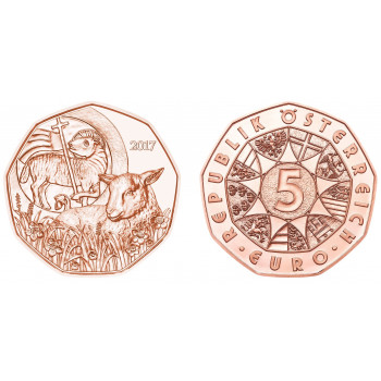 Austria 2017 5 euro - Easter Lamb