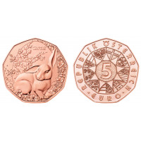 Austria 2018 5 euro Easter Bunny