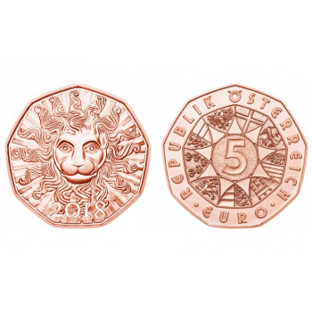 Austria 2018 5 euro - Lion power