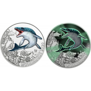 Austria 2020 3 euro Mosasaurus