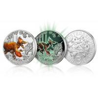 Austria 2021 3 euro Deinonychus