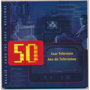 Belgium 2003 Euro coins BU set