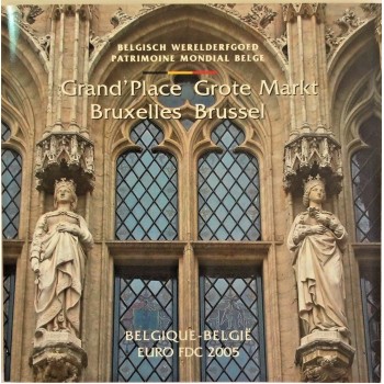 Belgium 2005 Euro coins BU set