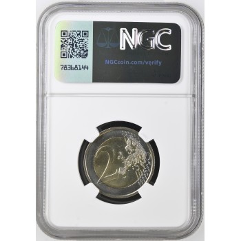 Belgium 2009 200th anniversary of Louis Braille’s birth Mint Error graded NGC MS67