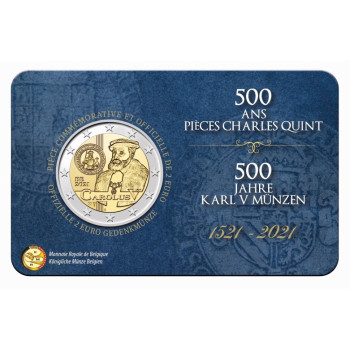 Belgium 2021 500th Anniversary of Charles V Coins