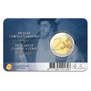 Belgium 2021 500th Anniversary of Charles V Coins