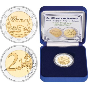 Belgium 2023 Art nouveau Proof