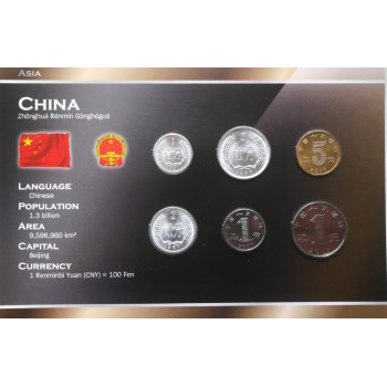 China 1986-2011 year blister coin set