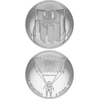 Croatia 2023 4 euro Faust Vrančic's innovations Ag999.9 1oz Croatia 2023 4 euro Faust Vrančic's innovations Ag999.9 1oz