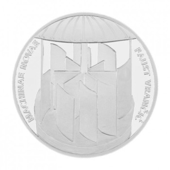 Croatia 2023 4 euro Faust Vrančic's innovations Ag999.9 1oz