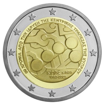 Cyprus 2023 60th Anniversary of the Founding of the Central Bank Cyprus PROOF