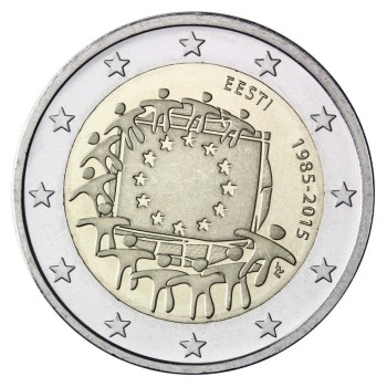 Estonia 2015 30 years of the EU flag