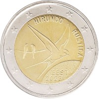 Estonia 2023 Estonian national bird the swalow