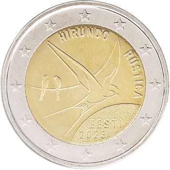 Estonia 2023 Estonian national bird the swalow