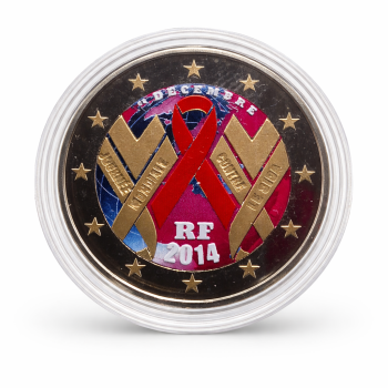 France 2014 The fight against AIDS by way of World AIDS Day COLORED
